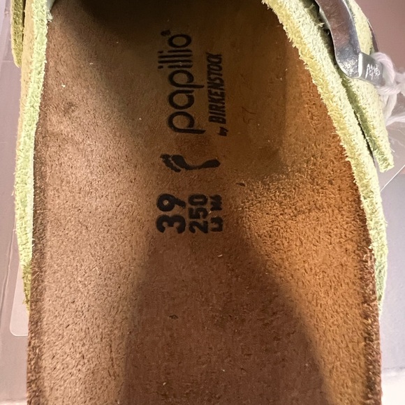 SOLD Birkenstock Boston Papillio Chunky Suede Clog - Picture 8 of 11